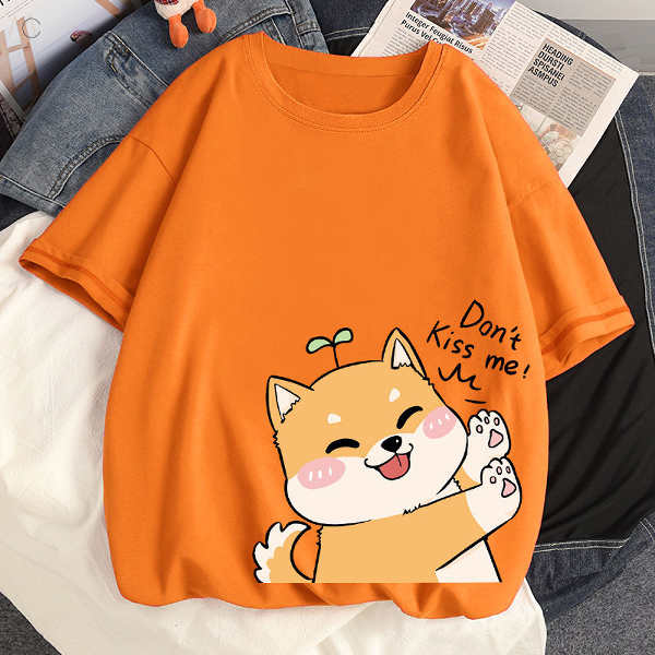 オレンジ/犬