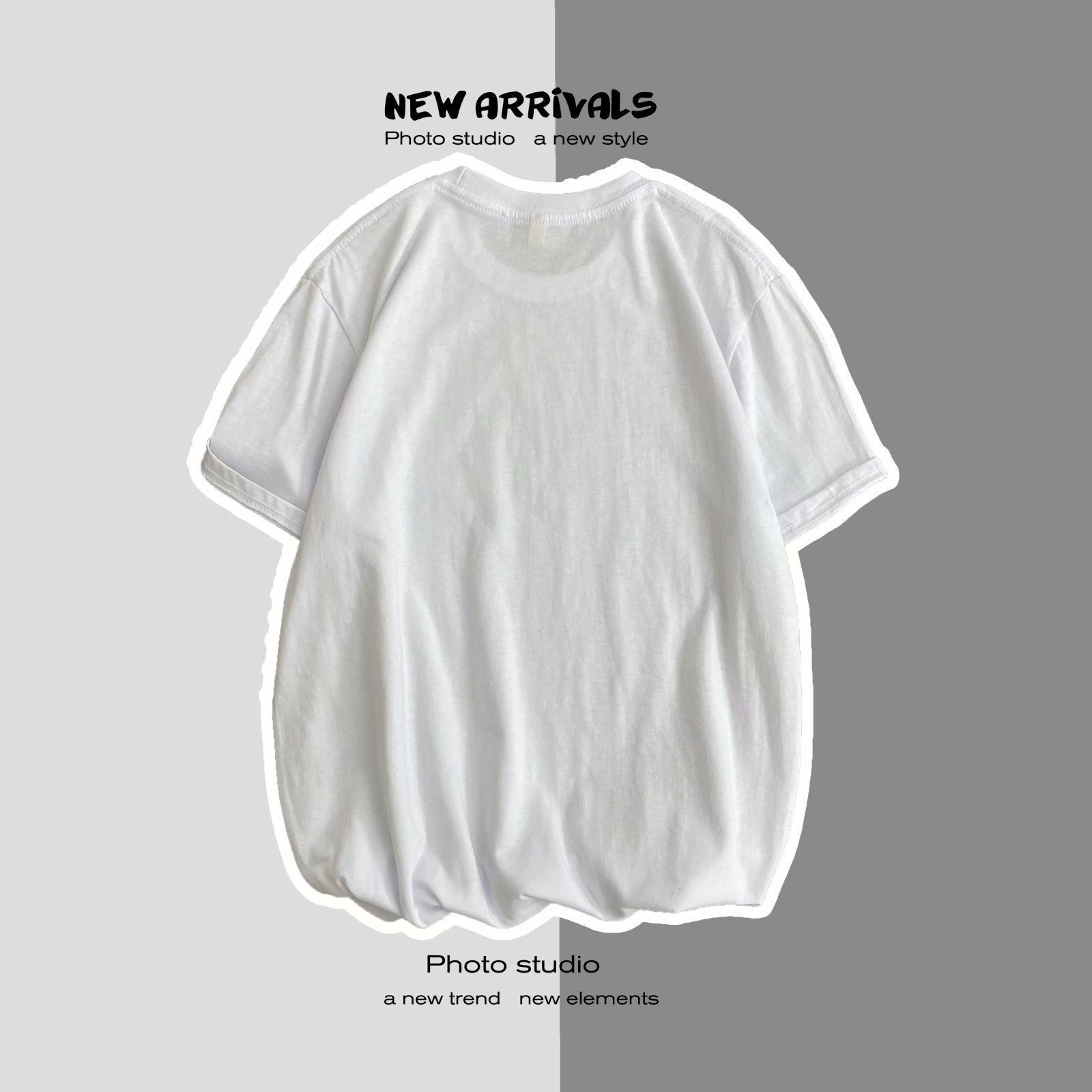 ホワイト/Tシャツ/単品