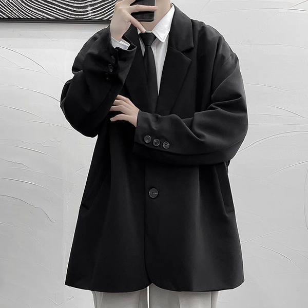 ブラック/スーツジャケット+ホワイト/シャツ+ブラック/スラックス+ネクタイ