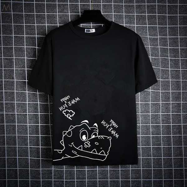 ブラック/Tシャツ（プリント02）/単品