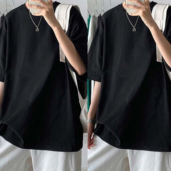 ブラック/Tシャツ＋ブラック/Tシャツ