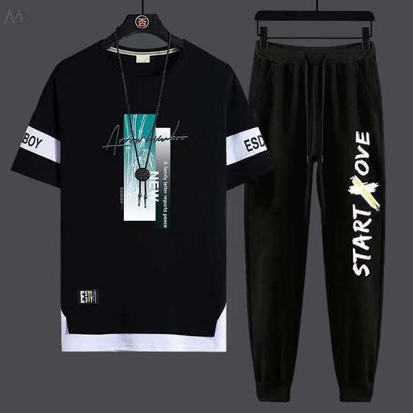ブラック2/Tシャツ+ブラック/パンツ