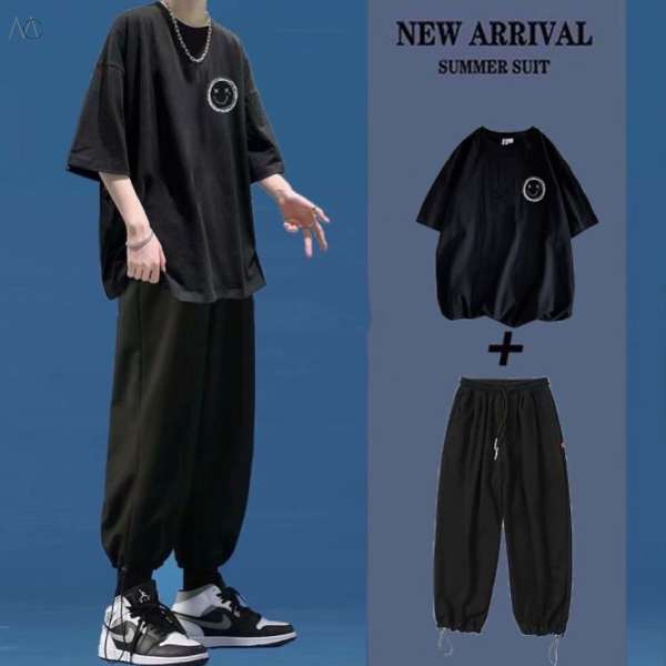 ブラック/Tシャツ02+ブラック/パンツ