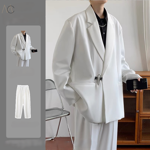 ホワイト/スーツ+ホワイト/パンツ
