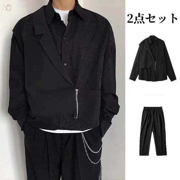 ブラック/シャツ＋ブラック/パンツ