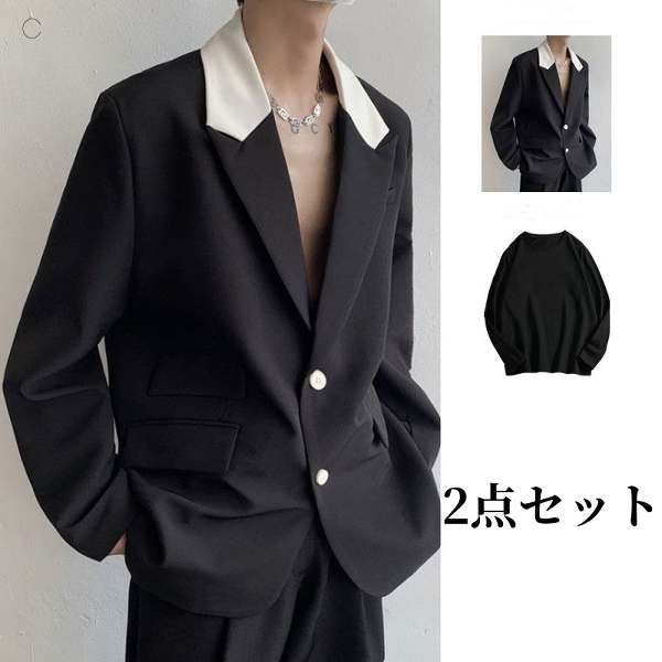 ブラック/スーツ＋ブラック/Ｔシャツ