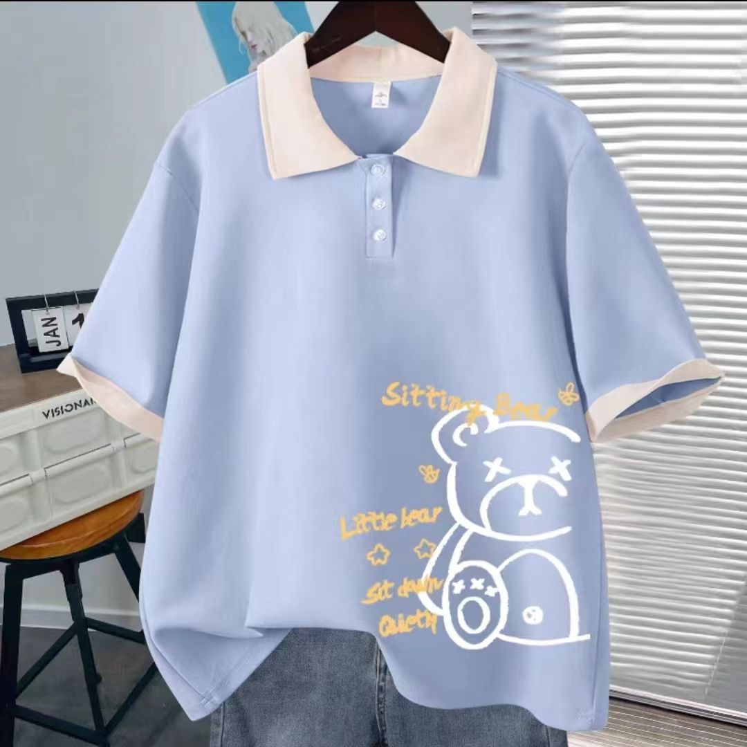 ブルー/Tシャツ/単品